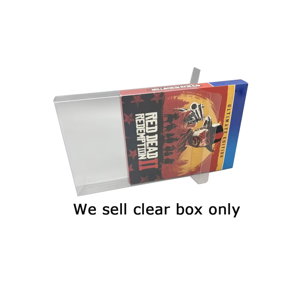 Funko Pop Protector - 透明クリアボックス PS4用 レッド・デッド・リデンプション2 ゲームボックス用 特殊プラスチックプロテクター コレクション収納保護ボックス