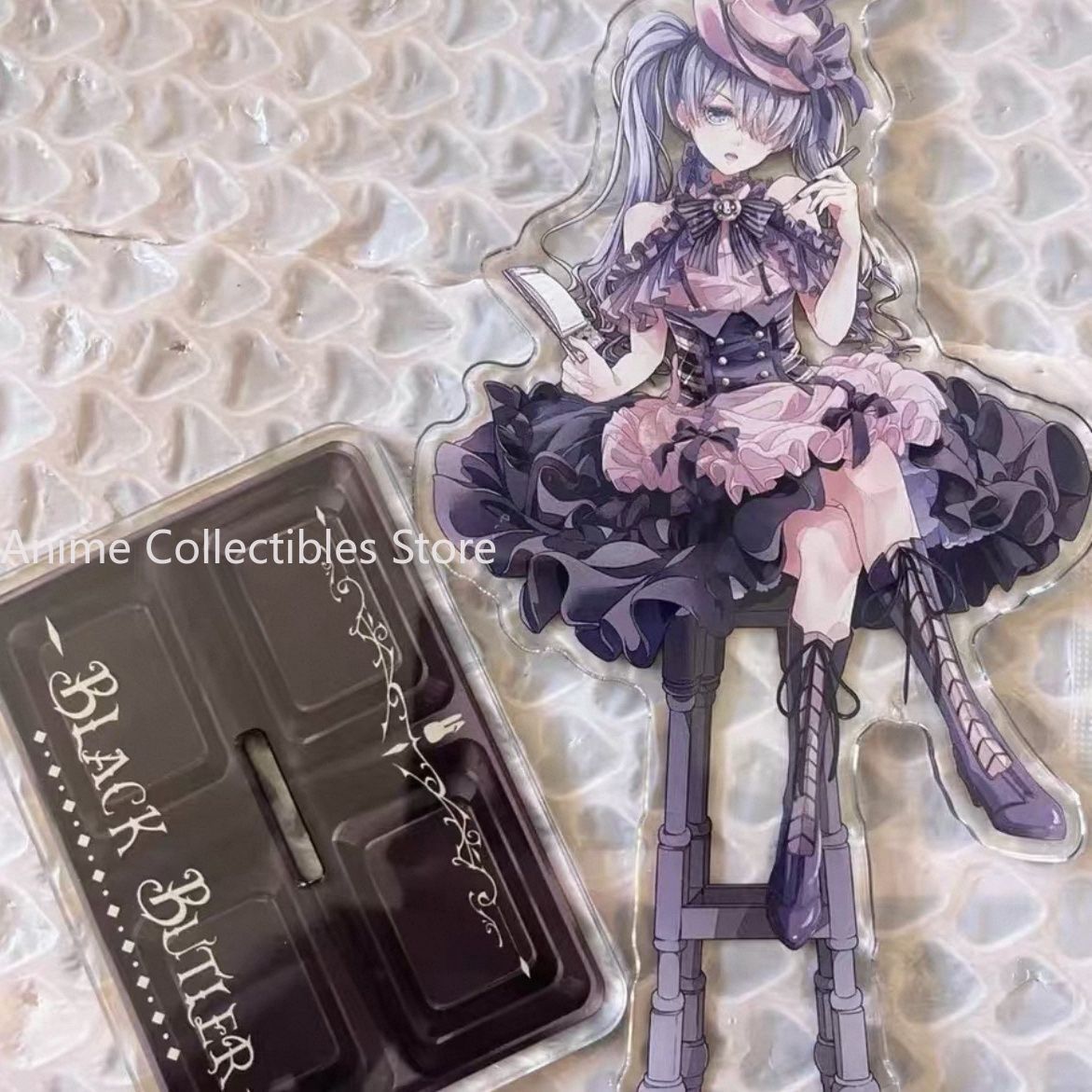 Action Figure Stand - アニメアクリルスタンド黒執事アクリルモデルアクションフィギュア装飾品デスクトップ装飾コレクション装飾品
