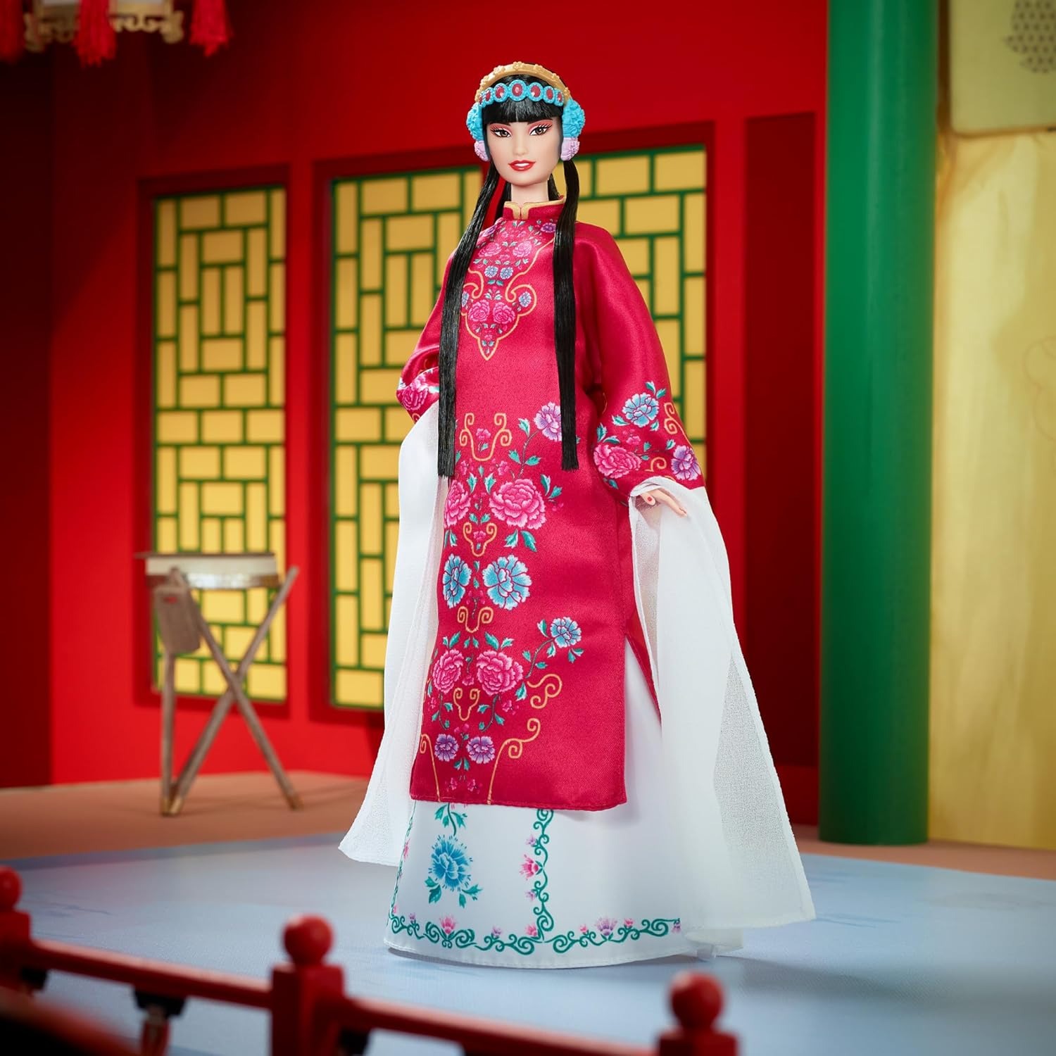 Mattel Toy Barbie - オリジナルマテルバービーシグネチャー旧正月中国人形女の子用コレクタブル京劇子供クリスマス誕生日ギフト