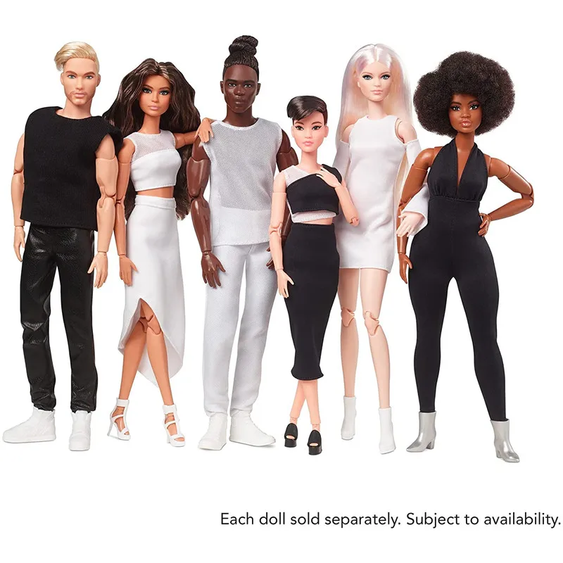 Mattel Toy Barbie - オリジナルのバービースタイルの人形,女の子のための新しいコレクション,コレクターの本物のmattelブランドのギフト,ボックス付きのおもちゃ,100% オリジナル