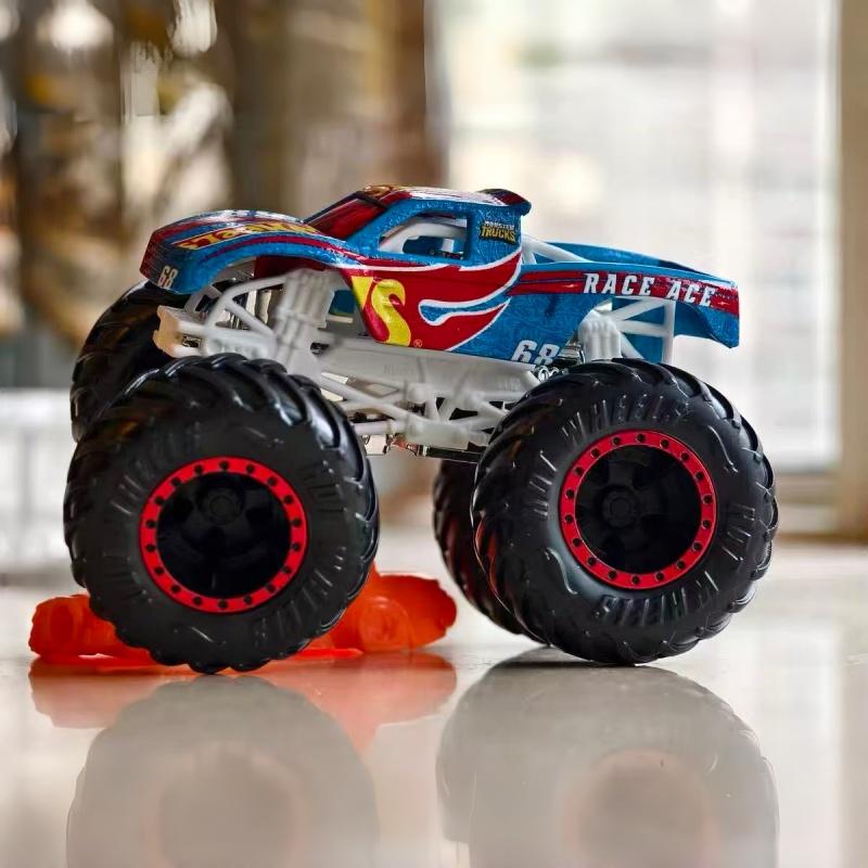 Hot Wheels Car Mainline - ホットウィール ワイルドモンスタートラック 合金ダイキャスト オフロードカー おもちゃ 車両