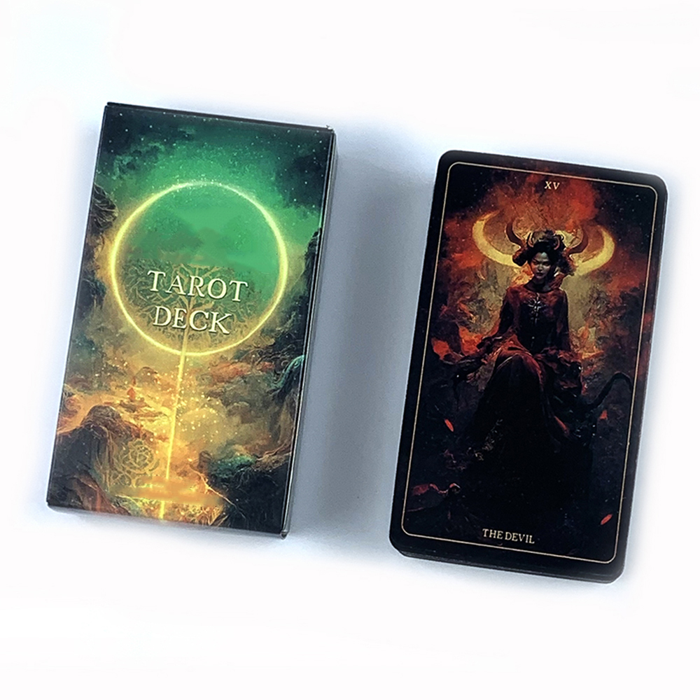 Graded Card Display - タロットデッキ A 78枚カードデッキ 運命占いテーブルゲーム、家族向けパーティーエンターテイメントゲームツール、スピリチュアルガイドとコレクター向け