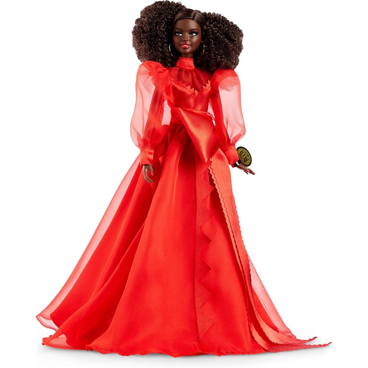Mattel Toy Barbie - 100% オリジナルマテル 2020 バービー 75 周年記念アフリカ黒人ドールコレクターおもちゃ女の子のためのクリスマスギフト本物のトップブランド