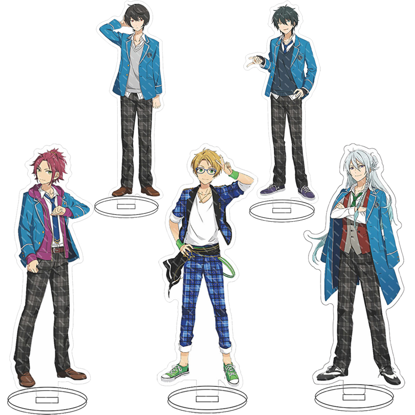 Figma Stand Set - 16CMアニメアクリルスタンド エンサンブルスターズ！ アケホシ スバル ヒビキ ウタル