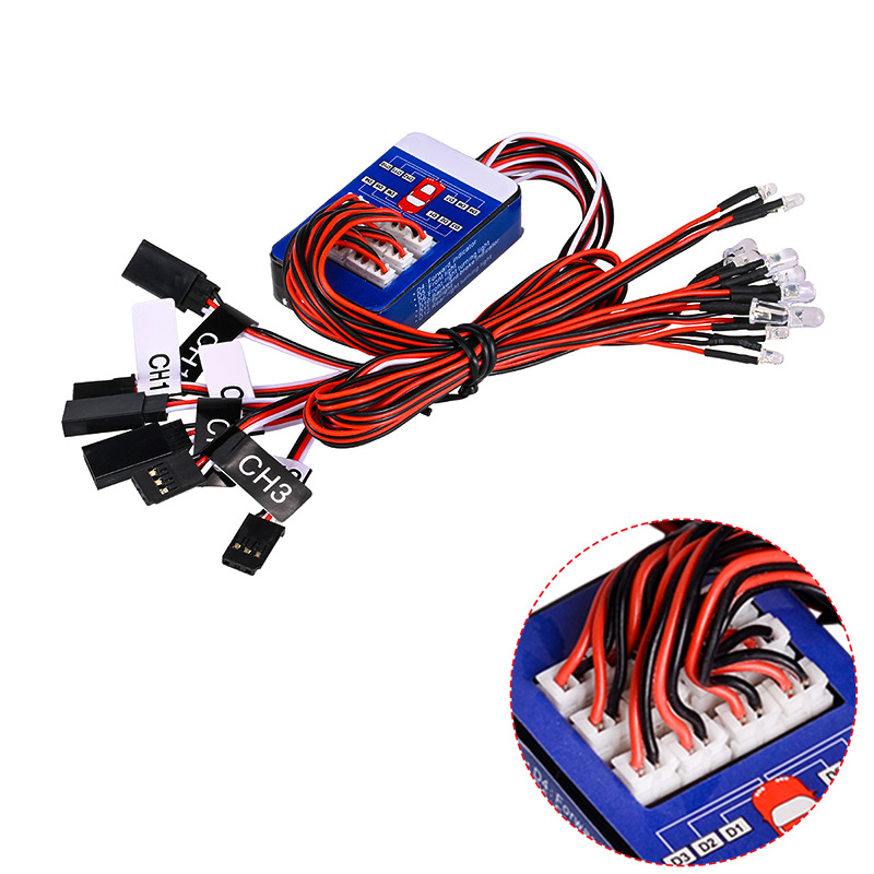 Tamiya Model Rc Car - RC 12 LED照明システムキット スマートシミュレーションライト 1/10ドリフトオンロードRCカー ヨコモ