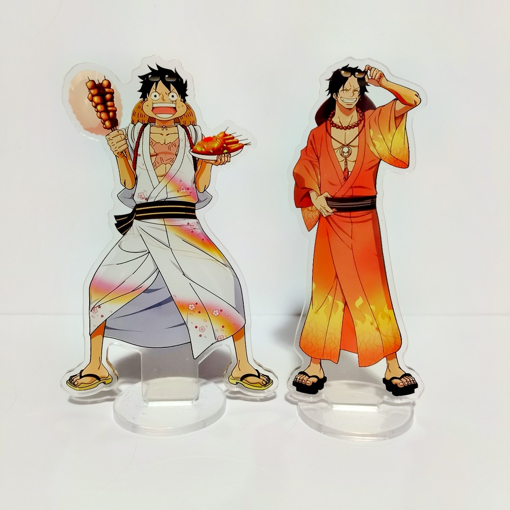 Action Figure Stand - 子供のためのアクリル製の置物,漫画のキャラクター,3Dモデルのおもちゃ,装飾的なおもちゃ,ルフィ,ゾロ,レース,ソップ,ボカ,バギー,edward,ロビン,16cm