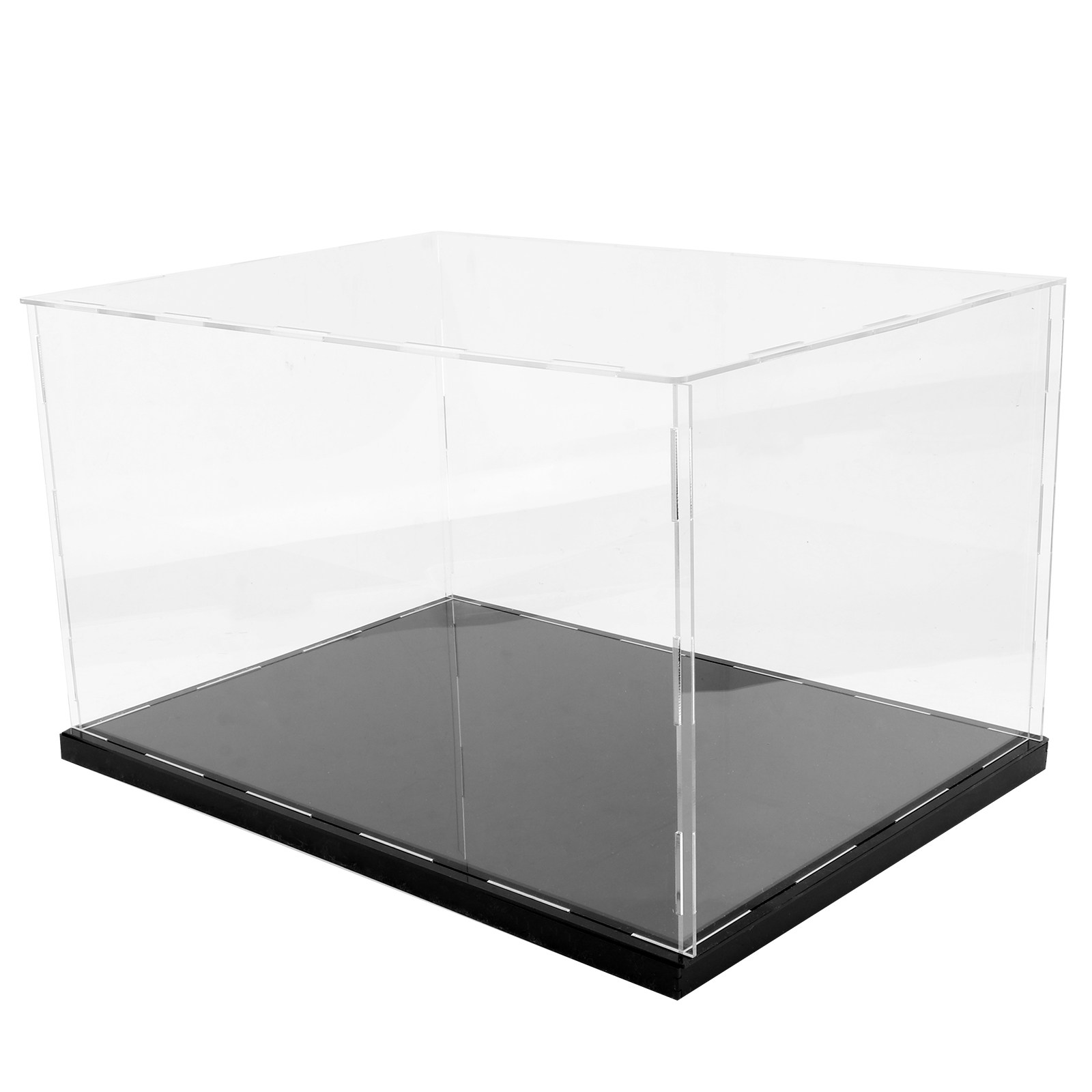 Display Case Acrylic - 1個入りアクリル製ディスプレイボックス 透明な手作り収納ケース 防塵クリアディスプレイカバー 家庭、オフィス、ギャラリーでの使用に適しています