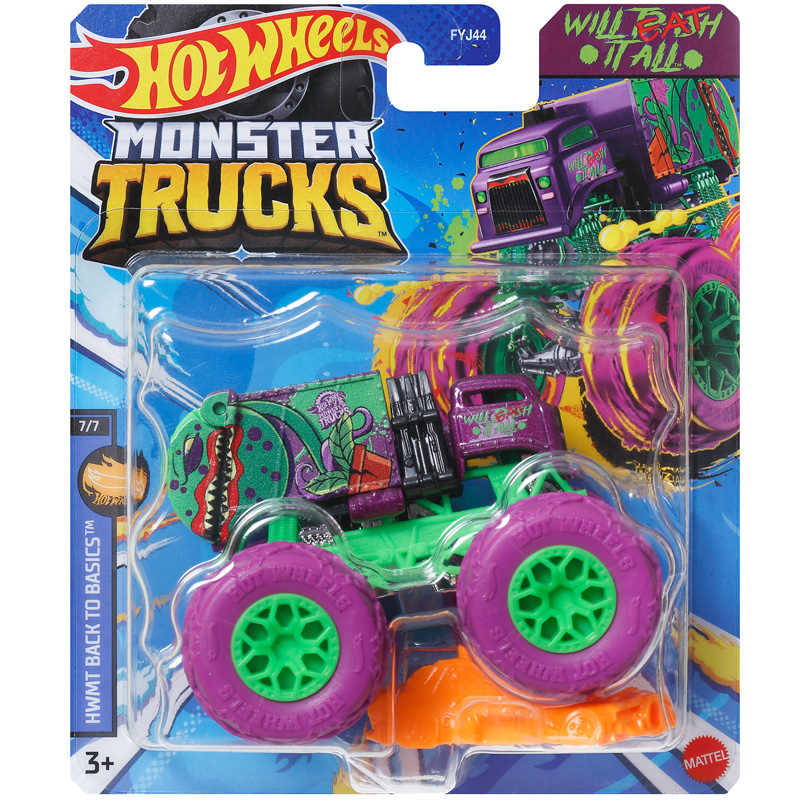 Hot Wheels Car Monster Trucks - マテル ホットウィール 1/64 モンスター トラック シリーズ