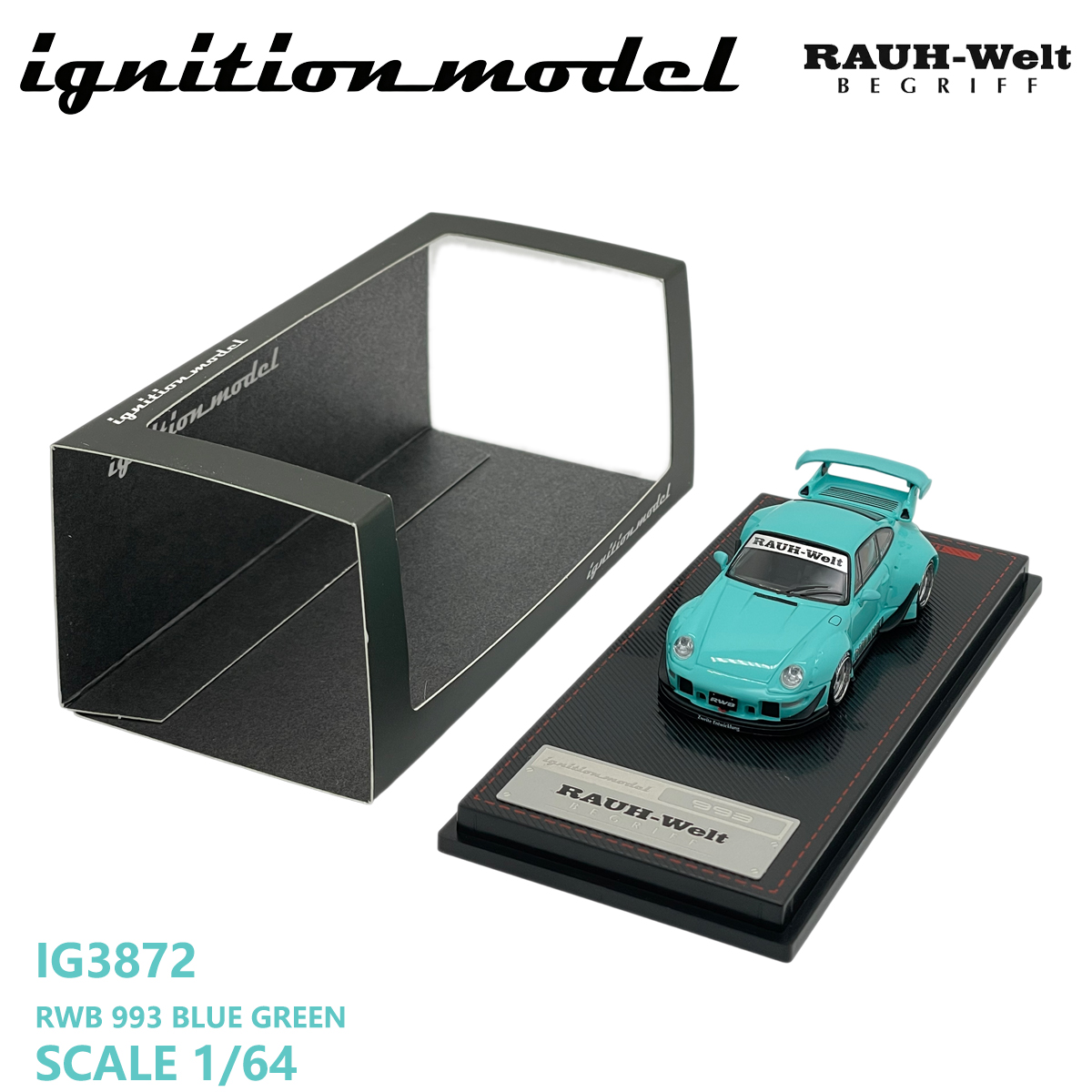 イグニッションモデル 1:64 ポルシェ 911 RWB 9 - Die Cast Car 1 64 のレビューと価格