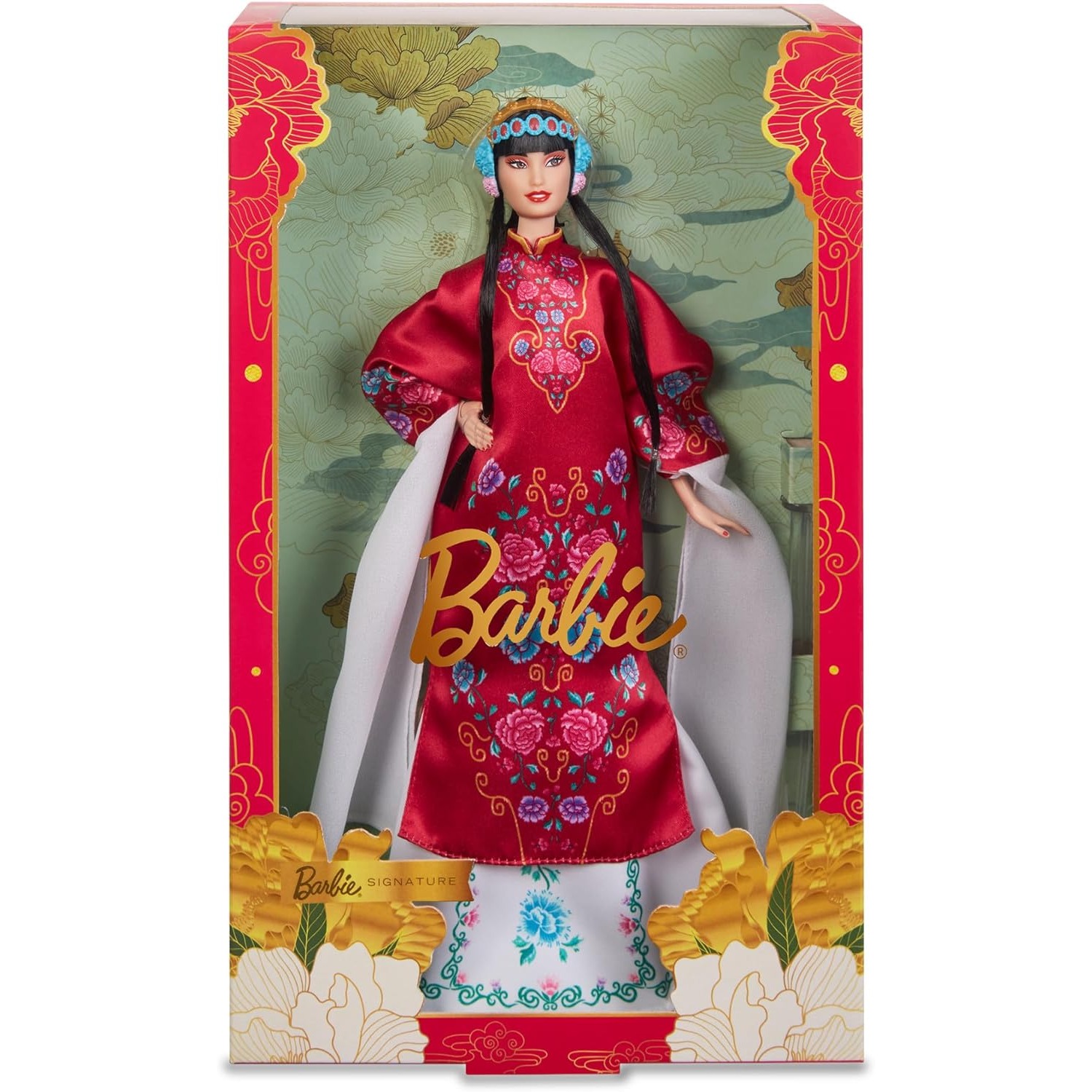 オリジナルマテルバービーシグネチャー旧正月中国人形女の子用コ - Mattel Toy Barbie のレビューと価格