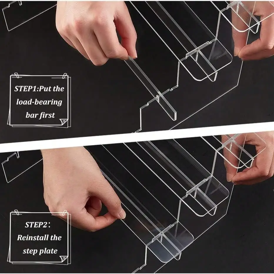アクリルディスプレイライザー、香水オーガナイザースタンド、ジ - Display Risers Set のレビューと価格