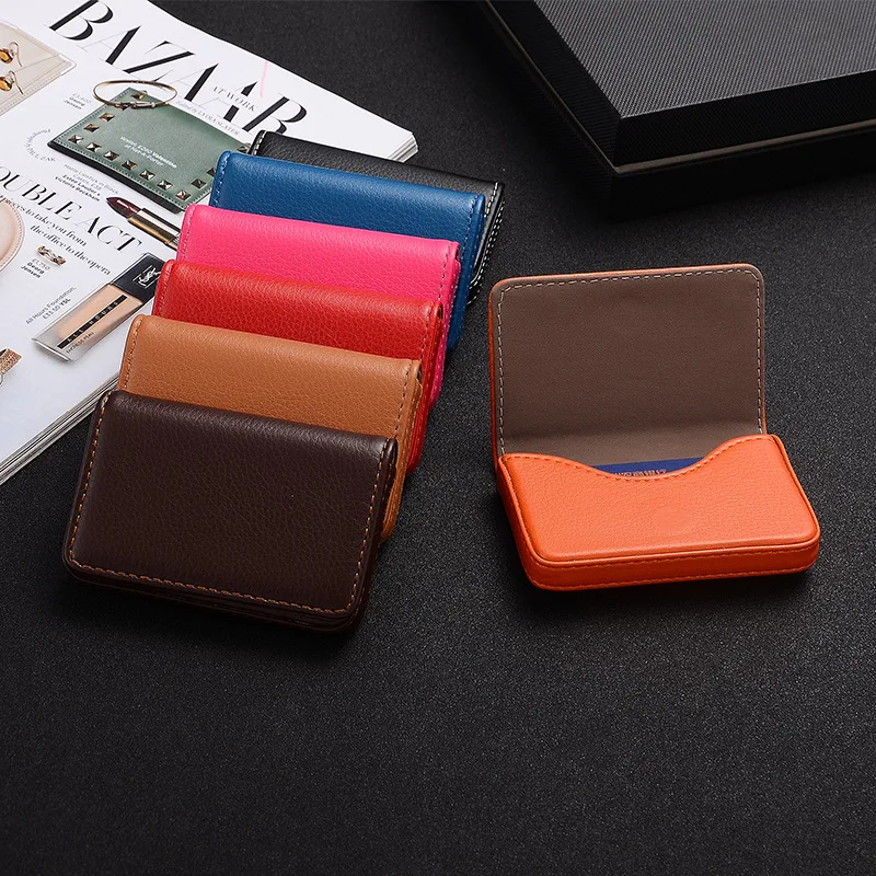 2026 PU レザー名刺入れ磁気バックル付きスリムポケット - Card Top Loader のレビューと価格