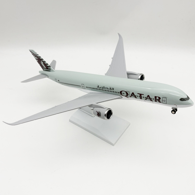 30CMダイキャスト樹脂製航空機模型 カタールA350 プラ - Model Airplane Plastic のレビューと価格