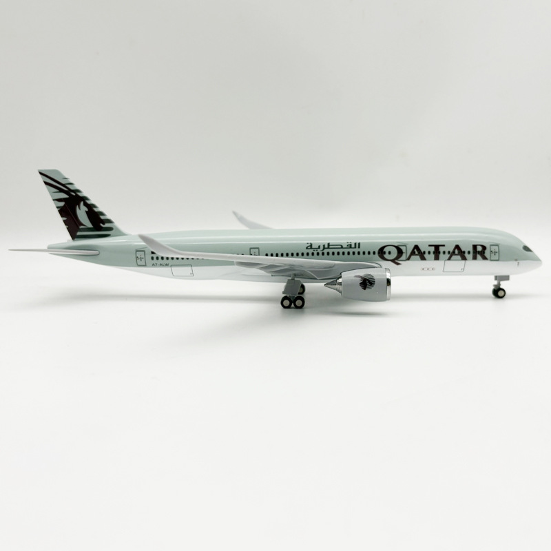 30CMダイキャスト樹脂製航空機模型 カタールA350 プラ - Model Airplane Plastic のレビューと価格