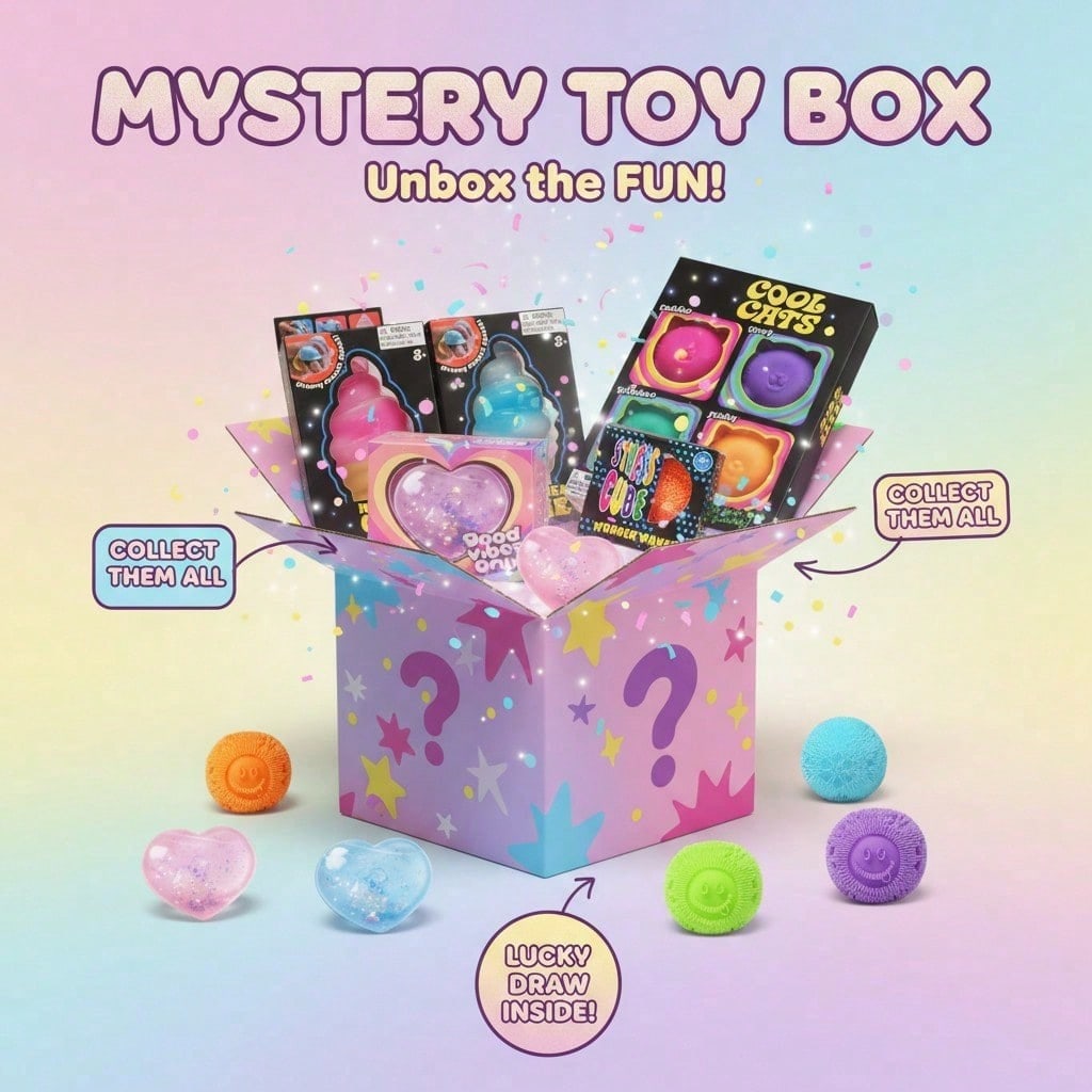 100種類以上のスタイルのセンサリースクイッシーブラインドボ - Mystery Box Blind Bag のレビューと価格