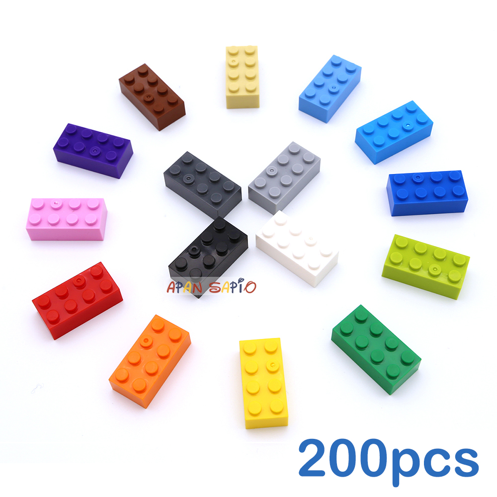 200 個 2 × 4 ドット DIY ビルディングブロック - Lego Set City のレビューと価格