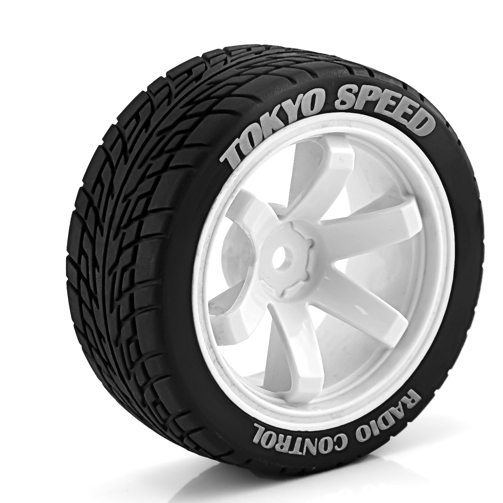 1/10 RCオンロードタイヤ＆ホイール 12mmヘックスラ - Tamiya Model Rc Car のレビューと価格