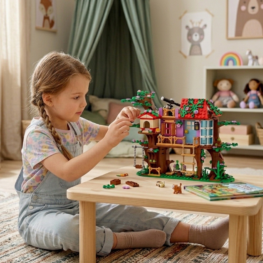 462 個シティフレンズバードツリーハウスビルディングブロッ - Lego Set City のレビューと価格