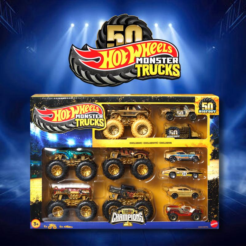 ホットウィール モンスタートラック トロフィーチャンピオン  - Hot Wheels Car Monster Trucks のレビューと価格