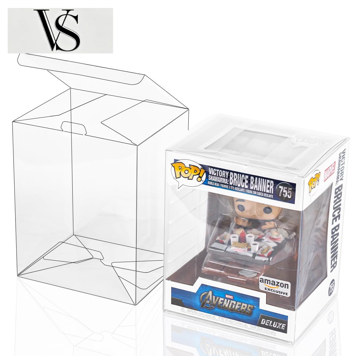 厚さ0.50mmの透明で傷に強いPETボックスプラスチックデ - Funko Pop Protector のレビューと価格
