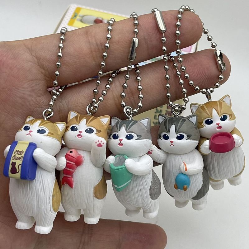 モフサンド カワイイ猫キーホルダー ブラインドボックス キュ - Action Figure Stand のレビューと価格