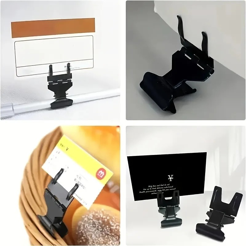 30個入り メタルPOPクリップサインスタンドホルダー 多用 - Pop Display Shelf のレビューと価格