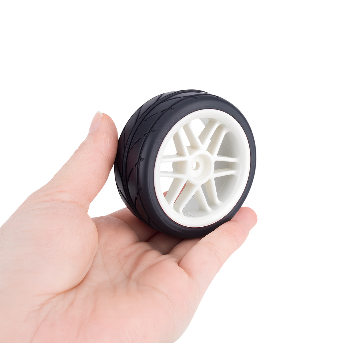 プレグルー済みRCホイールタイヤセット4個入り 1/10 - - Tamiya Model Rc Car のレビューと価格