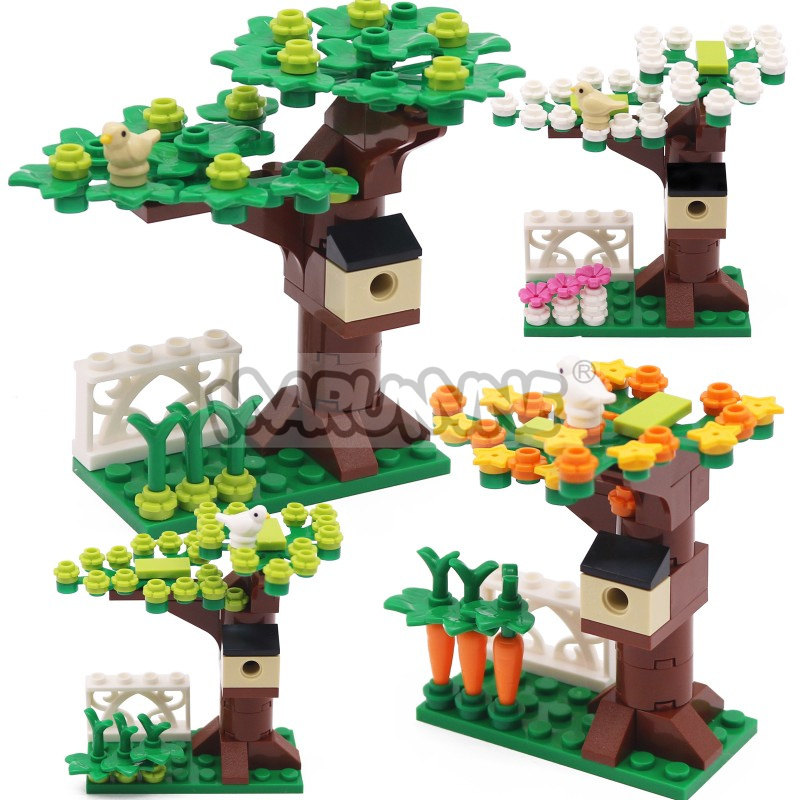 MARUMINE 小粒子MOCブロック ツリーハウスセット  - Lego Set City のレビューと価格