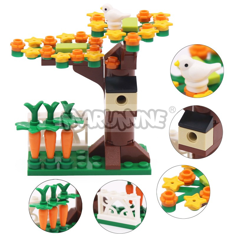 MARUMINE 小粒子MOCブロック ツリーハウスセット  - Lego Set City のレビューと価格