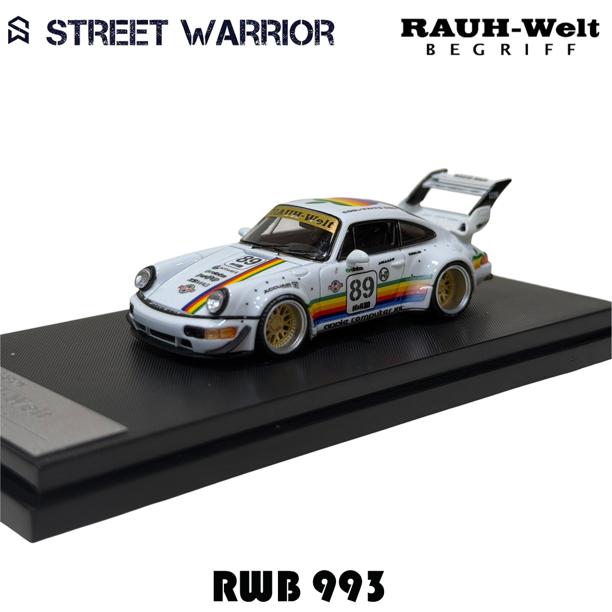 SW 在庫あり 1:64 RWB 993 ブラックアップル  - Die Cast Car 1 64 のレビューと価格
