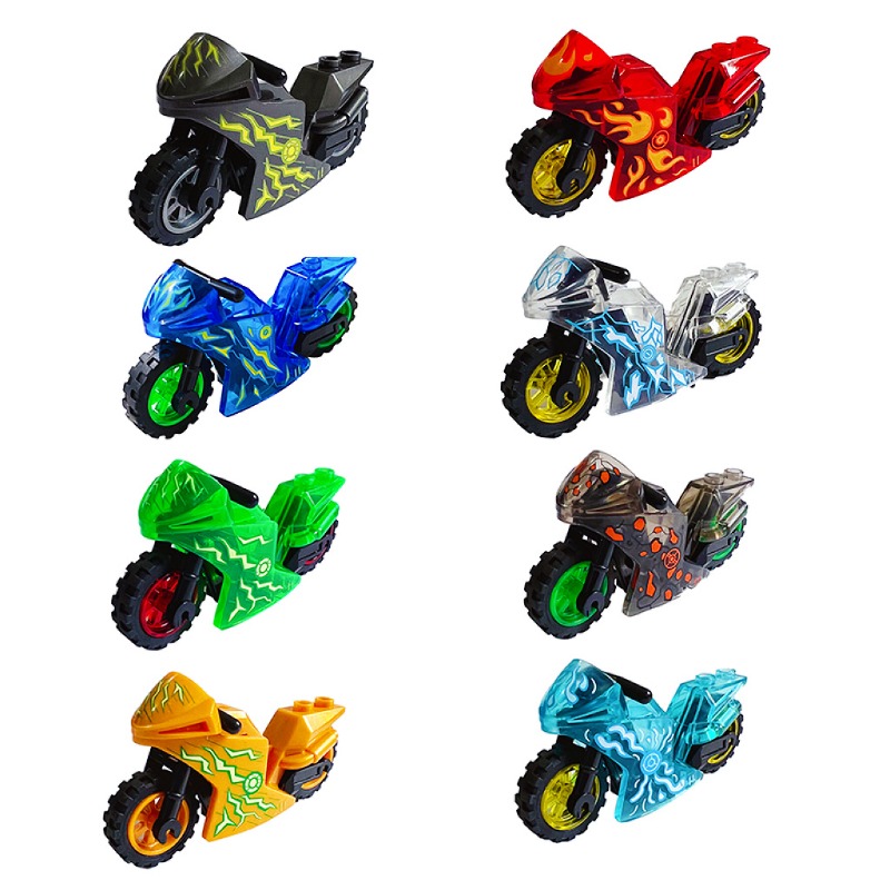 子供用小さな粒子ビルディングブロックシティパトロールバイクモ - Lego Set City のレビューと価格
