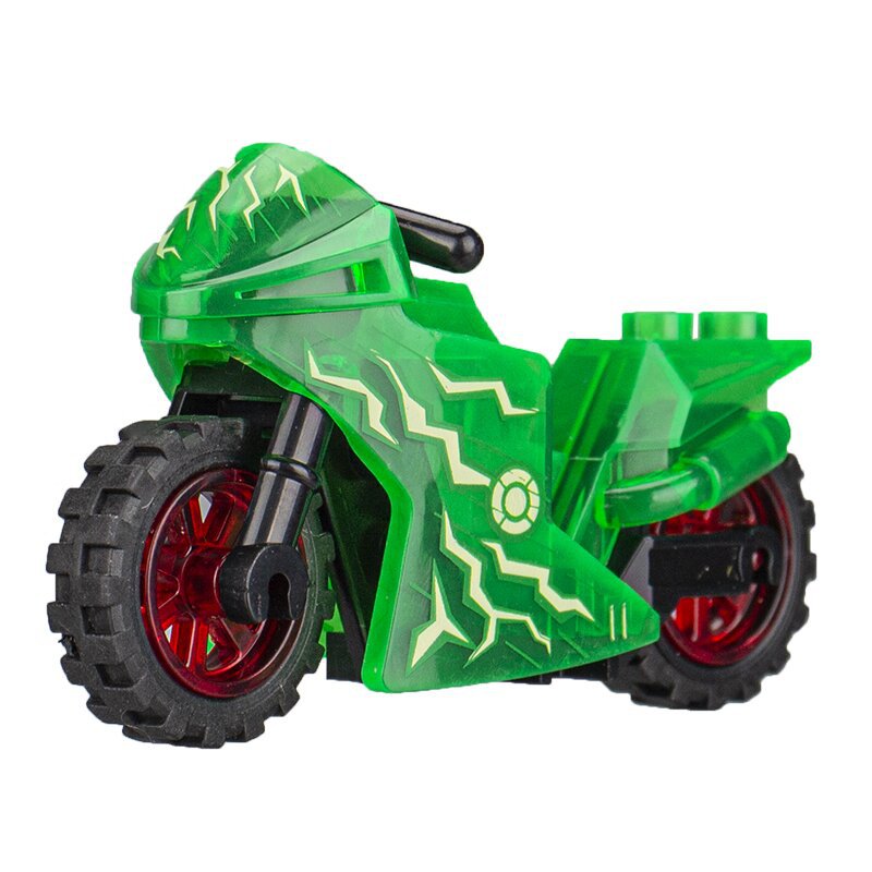 子供用小さな粒子ビルディングブロックシティパトロールバイクモ - Lego Set City のレビューと価格